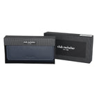 Club Rochelier Ladies Clutch Wallet with Checkbook & Gusset - Navy-9