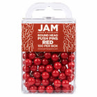 JAM Paper Colorful Push Pins - Round Head Map Thumb Tacks - Red - 100 Pack-Color: Red