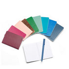 Poppin Mini Medley Jewel Tones Soft Cover Notebooks - Assorted Colours - 10 Pack-Each notebook contains 64 ruled pages, the lines match the color of the notebook cover