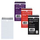 Merangue Memo Books - 3" x 5" - 60 Sheets - Assorted Colours - 36 Pack-Memo pads designed for convenient note-taking, journaling, and logging 
