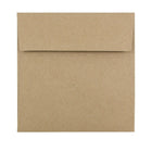 JAM Paper 5.5 x 5.5 Square Envelopes, Brown Kraft Paper Bag Recycled, 50 Pack (46317108I)-Brown Kraft paper bag recycled envelope