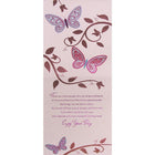Rosedale 5-1/2" x 8" Happy Birthday Butterflies Greeting Cards And Envelopes, 6 Pack (19718)-Card shop quality greeting cards