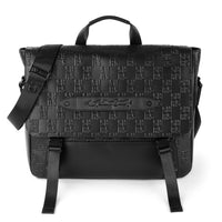 The Rolling Stones Paint it Black Collection Messenger Bag - Black-Black/leather