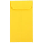 JAM Paper #7 Coin Envelopes, 3.5 x 6.5, Brite Hue Yellow, 100 Pack (1526761g)-Colour: Yellow