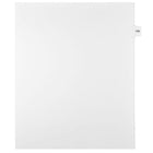 Mark Maker Legal Exhibit Index Tab White Single Tabs, 1/15th Cut, Letter Size, No Holes, Number 108, 25 Pack-White Single Tabs, 1/15th Cut