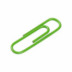 JAM Paper Colored Standard 1" Paper Clips - Lime Green - 2 Packs of 100-These colorful paperclips are great for organizing papers at home, school, or the office