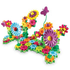 Learning Resources Gears! Gears! Gears! Build & Bloom Building Set (LER9214-D)-Set of 116 pieces includes 40 gears in 7 colors, 3 crown gears, 19 axles, 6 connectors, 16 pillars, 2 cranks, 6 square interconnecting bases, 2 octagonal bases, 3 large flowers, 3 medium flowers, 6 flower centers, 4 stems, 2 butterflies, 2 bees, 2 ladybugs and stickers