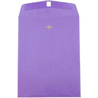 JAM Paper 9 x 12 Open End Catalog Envelopes with Clasp Closure, Brite Hue Violet Purple Recycled, 100 Pack (900906767)-Violet