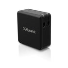 Aluratek Universal 65W AC Laptop Adapter Ultrabooks/Chromebooks with 8 Tips-USB 5V/2A charging port