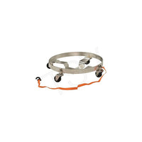 Vestil Multi-Tier Drum Dollies, Frame Material: Stainless Steel, Diameter: 23-1/2" (DRUM-QUAD-CS-SS)-Frame Material: Stainless Steel