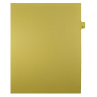 Mark Maker Legal Exhibit Index Tab Buff Single Tabs, 1/25th Cut, Letter Size, No Holes, Number 81, 25 Pack-Buff Single Tabs, 1/25th Cut