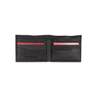 Champs Black Label Leather RFID Bi-fold Wallet, Black-6 credit card slots