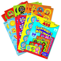 Trend Enterprises Stinky Stickers Seasons And Holidays, 2 Pack (T-580)-Design: Seasons and holidays