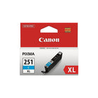 Canon CLI-251XL Cyan Ink Tank, High-Yield-Save time and money with this high-yield (XL Series) tank compared to standard one