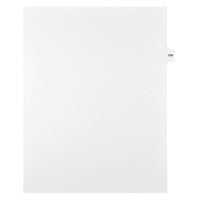 Mark Maker Legal Exhibit Index Tab White Single Tabs, 1/15th Cut, Letter Size, No Holes, Number 169, 25 Pack-White Single Tabs, 1/15th Cut