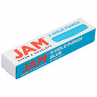 JAM Paper Metal 3 Hole Punch - Blue - 10 Sheet Capacity-Size: 10.375 x 2.25 x 1.625 inches