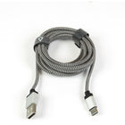 LBT 10 Feet Cable USB C Knitted Aluminum Connector - Black & White-Charging cable has been tested and certified through 10,000 bend tests