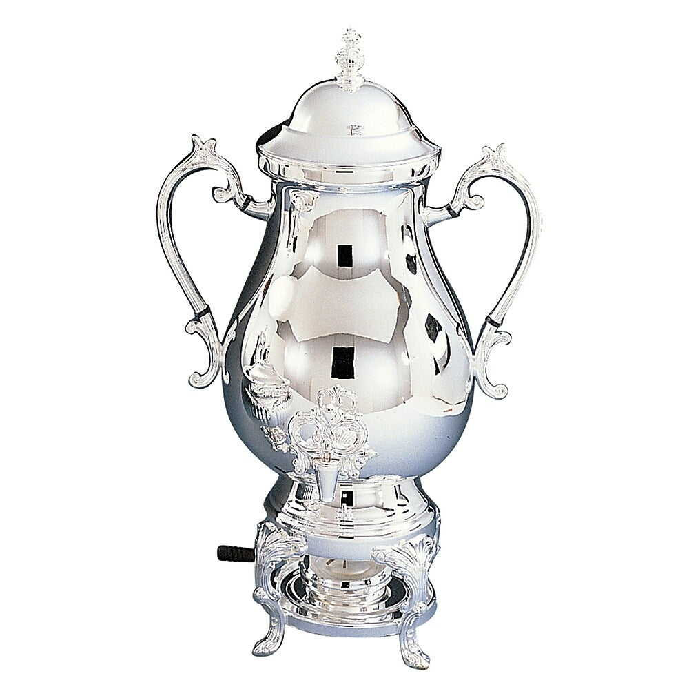 Elegance 25-Cup Coffee Urn, 118 oz, Silver-Plated (89720)