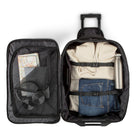 Bugatti Outland 23.5" Softside Carry-on Luggage - Black-Signature lined interior with practical pockets and 2 full-width tightening straps to keep your items organized and in place