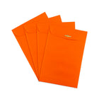 JAM Paper 6 x 9 Open End Clasp Catalog Coloured Envelopes, Orange Recycled, 25 Pack-Clasp