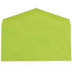 JAM Paper Monarch Envelopes - 3.875" x 7.5" - Ultra Lime Green - 50 Pack -Size: Monarch (3.88 x 7.5 inches)