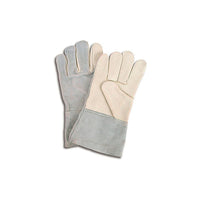 Zenith Safety Standard Quality Gloves - Large - Grain Cowhide Palm - 12 Pack-Cuff Material: Leather