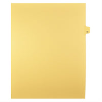 Mark Maker Legal Tabs - Letter Size - Buff - 1/25th cut - 25 tabs per package - 5 packages Pack - Number 82-Buff Single Tabs