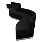 Flash Furniture HERCULES Alon Series Black LeatherSoft Reception Configuration, 8 Pieces-Modular components make reconfiguring easy with endless possibilities