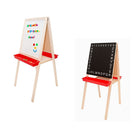 Crestline Child's Magnetic Easel, 44" x 19"-Solid hardwood construction