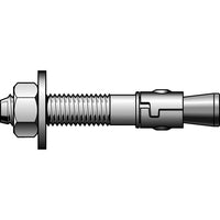 Powers Power-Stud Wedge Anchors, 50 Pack (GBL603)-Finish Carbon Steel