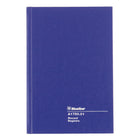 Blueline A1750 Series Account Book - Record Book - 8 1/4" x 5 5/8" - Blue-Perfect binding with hard blue cover
