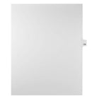 Mark Maker Legal Exhibit Index Tab White Single Tabs, 1/25th Cut, Letter Size, No Holes, Number 136, 25 Pack-White Single Tabs, 1/25th Cut