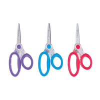 Westcott 5" X-RAY Antimicrobial Kids Pointed Scissors-Product is infused with antimicrobial protection to inhibit the growth of bacterial odours