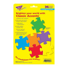 Trend Enterprises 1 - 4 Grade Classic Accents Puzzle Pieces, 108 Pack (T-10906)-Ages 6 - 10 and grades 1st - 4th