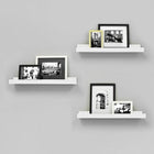 nexxt FN00386-7INT Edge 23" x 4" Picture Frame Ledge, White-Measurement and weight capacity: overall floating shelf measures 23"L x 4"W x 2"H. significant width means you have nearly 2 feet of the beautiful display, creating maximum storage space. each shelf holds up to 8 pounds which allows you to place items with a little more weight on each shelf 