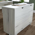 Sauder 60"W Porto Palma Desk - Haze Acacia-5 Years Limited Manufacturer Warranty