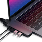 Satechi Type-C Pro Hub Adapter with Ethernet - Space Grey-Dual USB-C