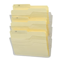 Staples Unbreakable Wall Files - Letter Size - Clear - 3 Pack-100% guaranteed unbreakable