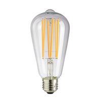 Northern Stars 84790 LED ST64 7W 120V,Dimmable, Warm White, 10 Pack-LED ST64,7W, Warm white.