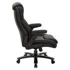 Pro-Line Deluxe Big & Tall Executive Chair, Black-Padded flip arms