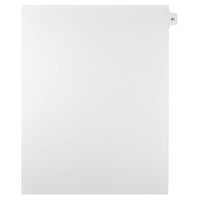 Mark Maker Legal Exhibit Index Tab White Single Tabs, 1/15th Cut, Letter Size, No Holes, Number 91, 25 Pack-White Single Tabs, 1/15th Cut
