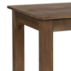 Flash Furniture 46" x 30" Rectangular Antique Rustic Solid Pine Farm Dining Table-4" Thick Apron underneath Top