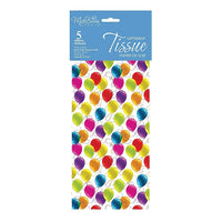 MillBrook Studio Printed Tissue, Balloons, 12 Pack (93017)-Tissue Paper