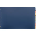 Cardinal 11 x 17 Poly Insertable Dividers - 8 Tabs - Multicolour-Paper inserts included