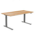 DecentLiving 60" Electric Sit/Stand Desk - Solid Maple-Top quality walnut / hard maple desktop