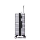 TOSCANO MAGNIFICA 30" Hardside Large Luggage - Titanium Silver-Deluxe Interior