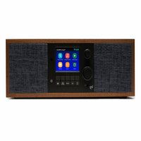 Grace Digital Grace Mondo Elite Duo Radio and Bluetooth Speaker - Walnut-With Chromecast built-in™, you can stream your favorite music from your phone, tablet, or laptop right to your Mondo Elite Duo. Easily control your speakers with hundreds of apps you already know and love from your iPhone®, iPad®, Android™ phone or tablet.