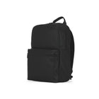 Bugatti Lisbon 14.1" Vegan Leather Backpack - Black-Front easy access zippered pocket