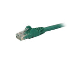 StarTech Cat6 Ethernet Patch Cable with Snagless RJ-45 Connectors, 6", Green (N6PATCH6INGN)-Green PVC jacket for colour coding your connections