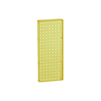 Azar Displays 20" x 8" Pegboard 1-Sided Wall Panel, Translucent Yellow, 2 Pack-For use with flat surface